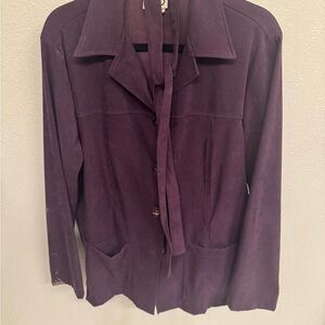Clio Women's Deep Purple Jean Jacket